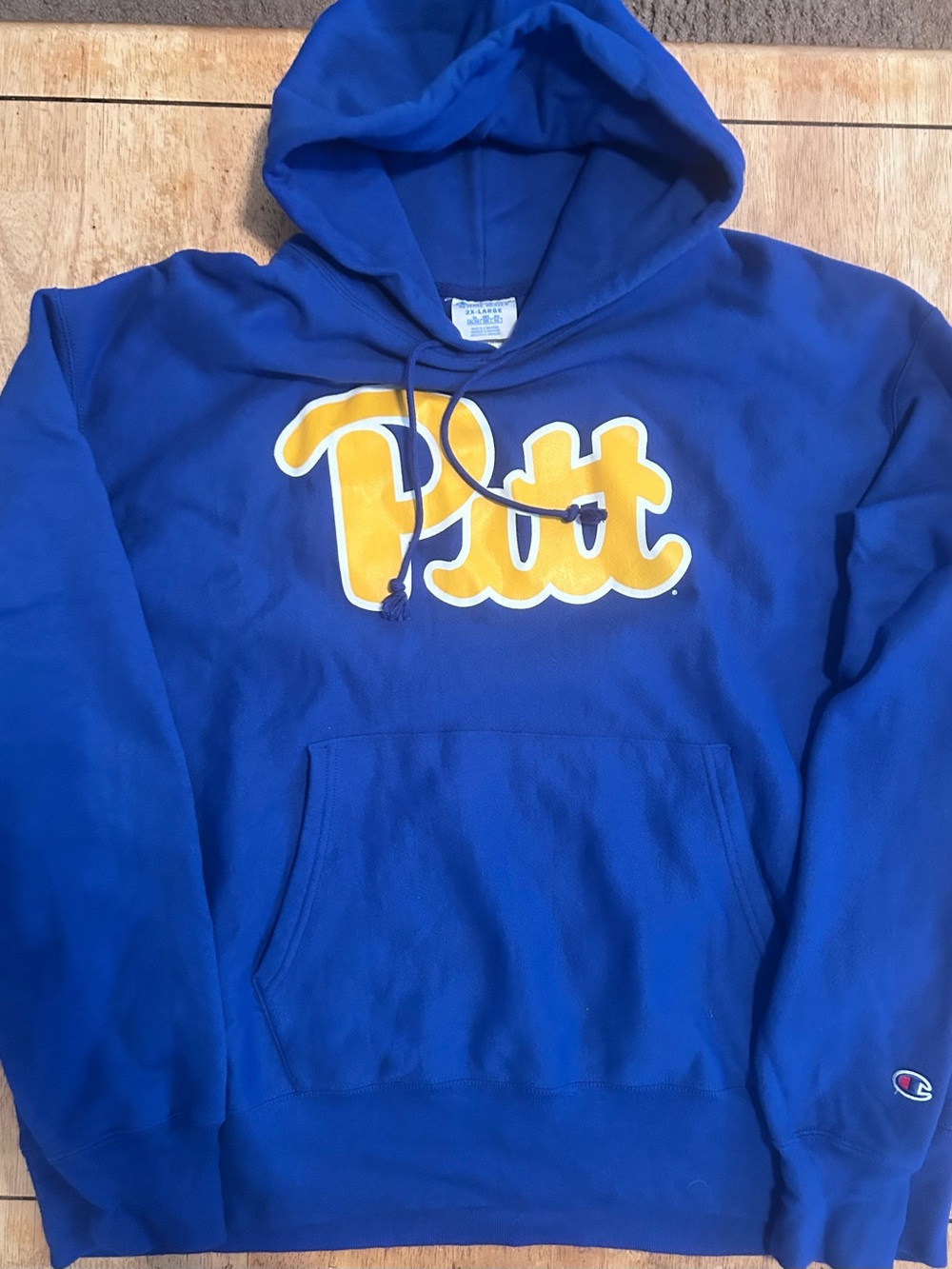 VTG Champion University of Pittsburgh Hoodie Reverse Weave